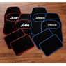4-Piece Personalized Car Mat Set, , large