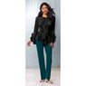 Darcy Ruffles Jacket, Black, large