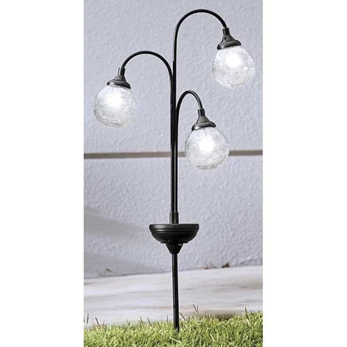 3 Orb Solar Light Stake, , large
