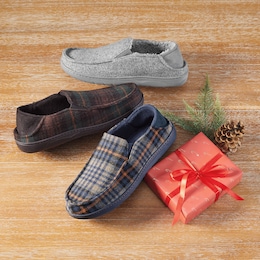 MUK LUKS Men's Owen Plaid Slipper, , large