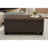 Plush Storage Ottoman, , large