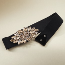 Jeweled Stretch Belt, , large