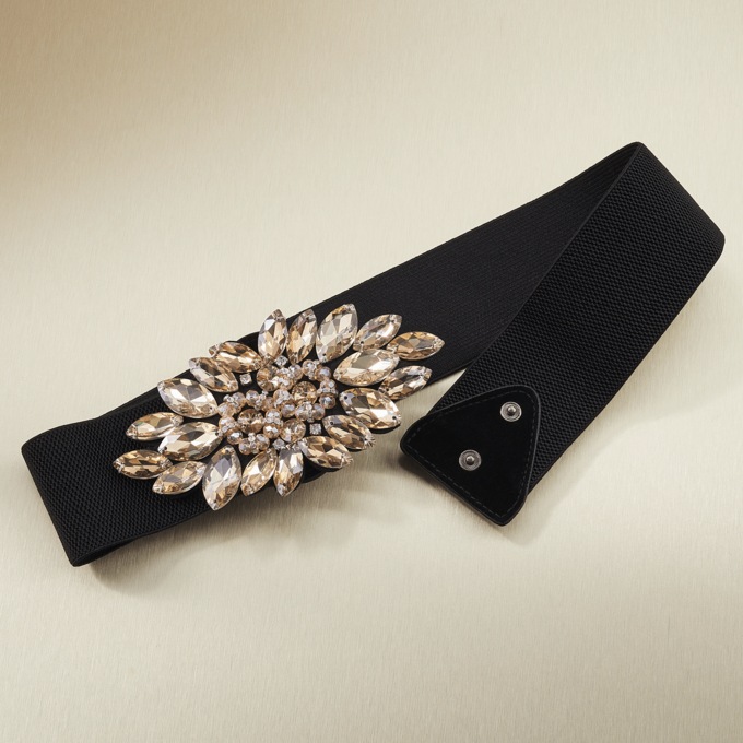 Jeweled Stretch Belt, , large