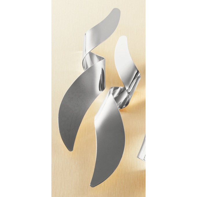Wave Metal Earrings, , large