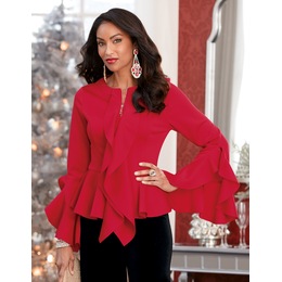 Lady in Ruffles Jacket, , large