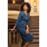 Kali Embellished Denim Sheath Dress, , large