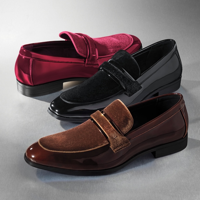 Stacy Adams Spratley Men's Velour Slip-On Dress Shoe, , large