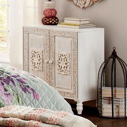 Samuel Carved-Door Cabinet, , large