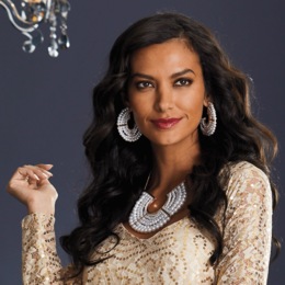 Faux Pearl Round Rows Necklace, , large