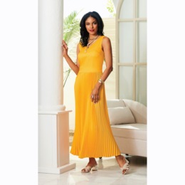 Alegria Pleated Maxi Dress, , large