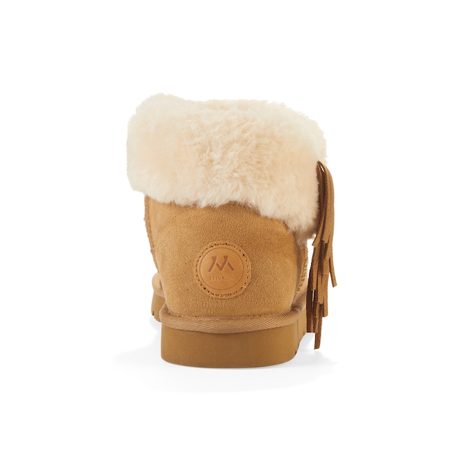 Mykos Amari Sheepskin Genuine Suede Bootie, , large