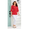 Vine Stitch Scoop Neck Sweater, , large