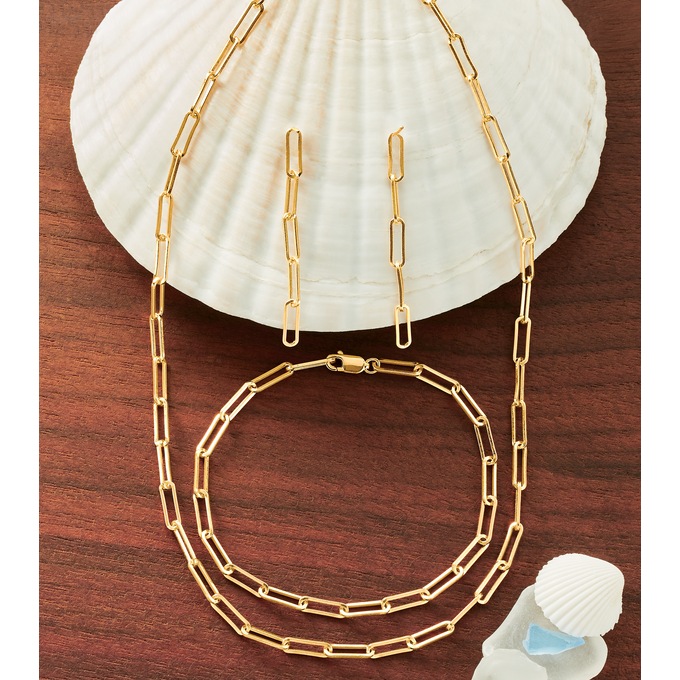 Paperclip Necklace, , large