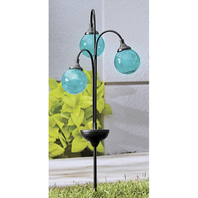 3 Orb Solar Light Stake, , large