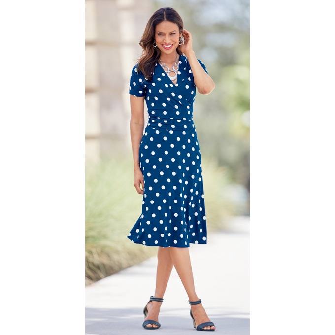 Spot-On A-Line Dress, , large