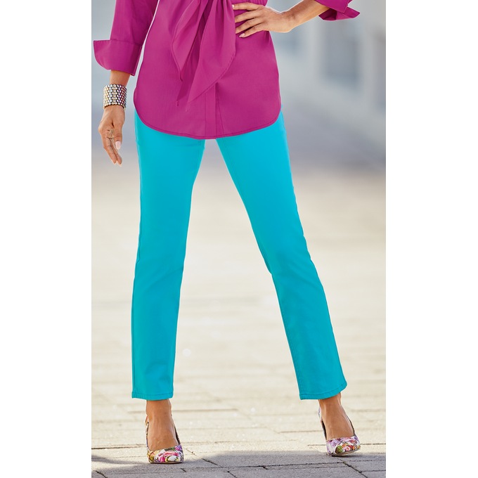 Lola Colored Slim Jean Bright, , large