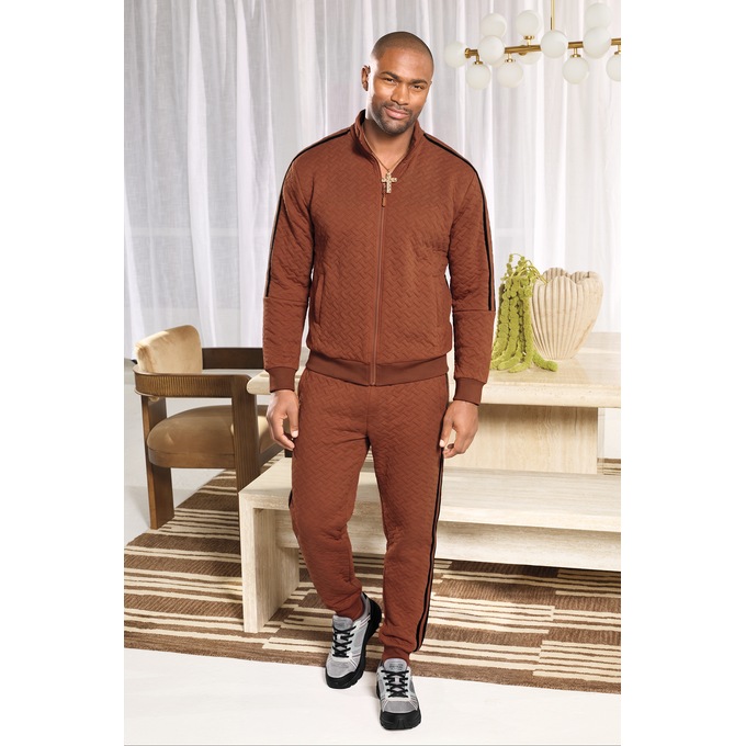 Trevor Men's Textured 2-Piece Active Set, , large