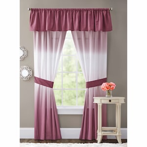 Faith Ombr&eacute; Semi-Sheer Panel Pair, , large