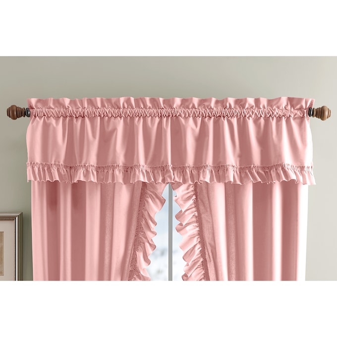 Mayfair Romantic Ruffled Semi-Sheer Cape Cod Valance, , large