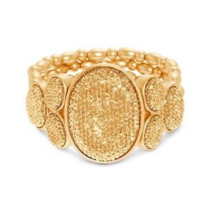 Oval Glitter Stretch Bracelet, , large