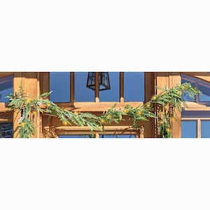 Everyday Green Mixed Fern Garland, , large