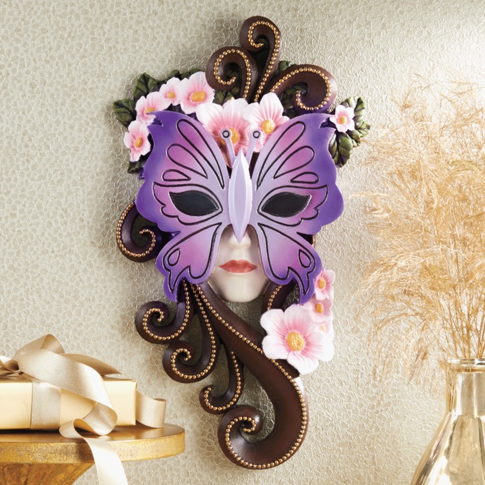 Butterfly Wall Mask Décor, , large