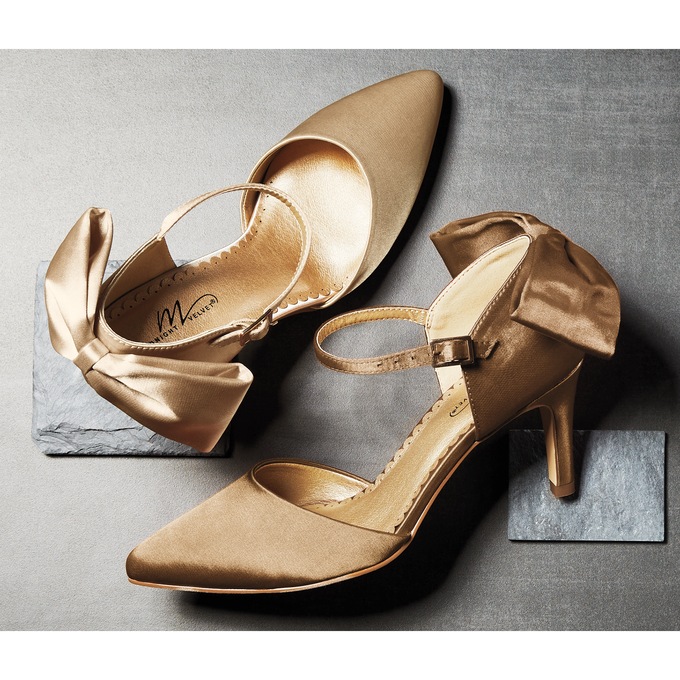 Midnight Velvet D'orsay Bow Pump, , large