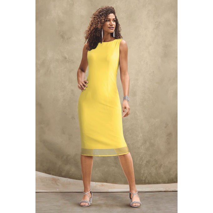 Rhinestone-Trim Flyaway Jacket Dress, , large