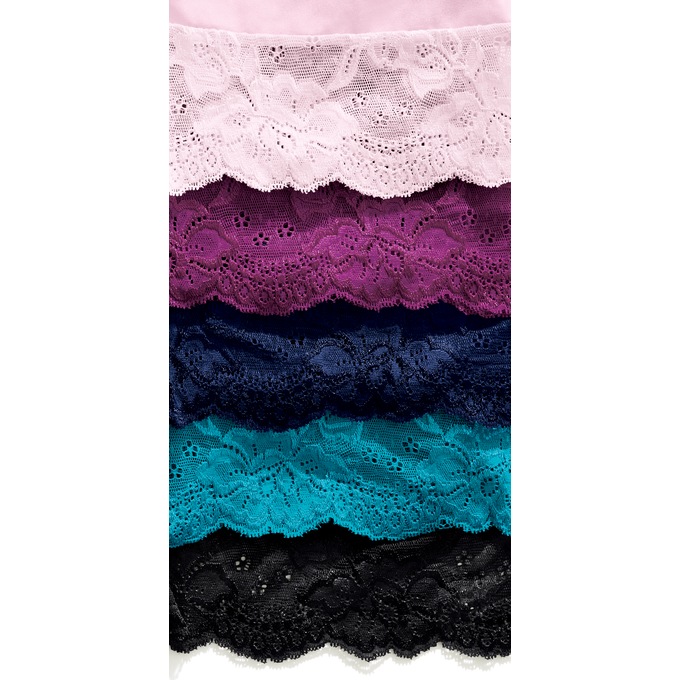 Lace-Trim Bikini Panty, , large