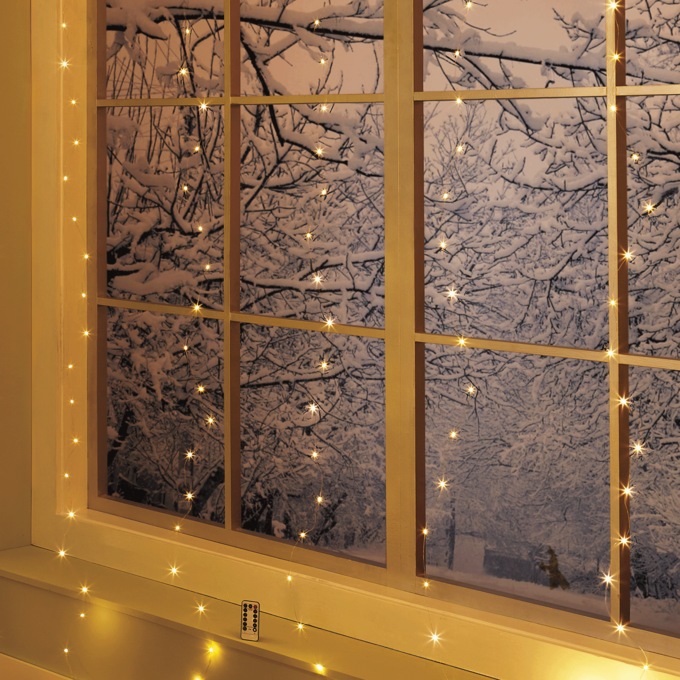 LED Curtain String Lights with Remote, , large