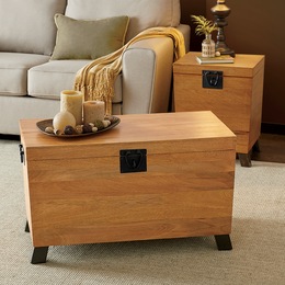 Torrence Trunk Coffee and End Tables, , large