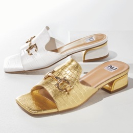 Ninety Union Expo Croco-Print Slide, , large