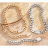 Crystal Link Necklace, Earring and Bracelet Set, , large