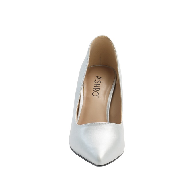  Classic Metallic Faux-Leather Pump for Women with 3" Heel , , large