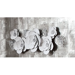 Glitz and Glam Metal Floral Art, , large