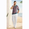 Stacy Adams Zippered Polo, , large