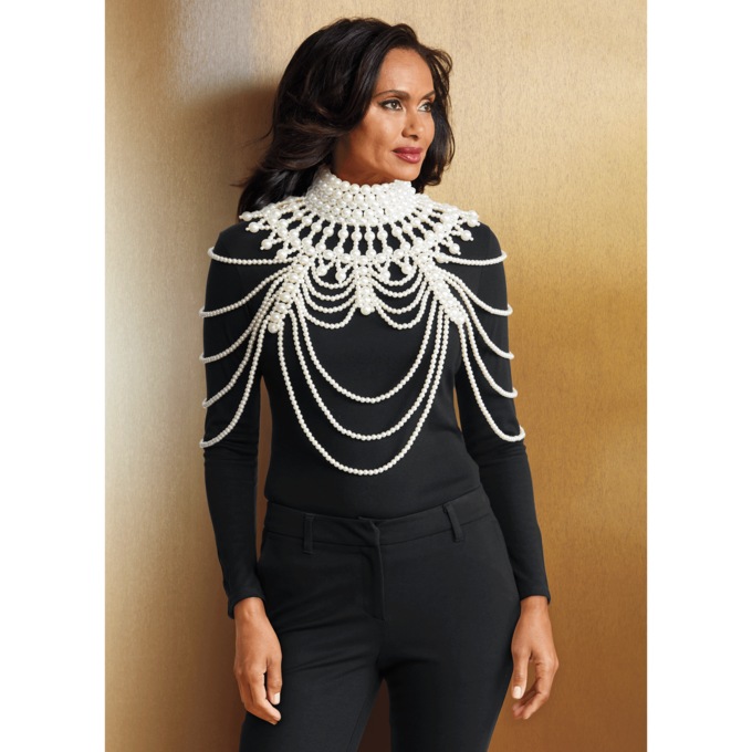 Pearl Capelet, , large