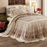 Alexandria Skirted Bedspread, , large