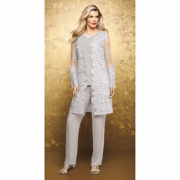 Zareen 3-Piece Lace Pant Outfit, , large