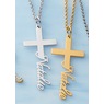 Personalized Name Cross Pendant, , large