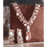 Crystal Removable-Drop Necklace & Earring Set, , large
