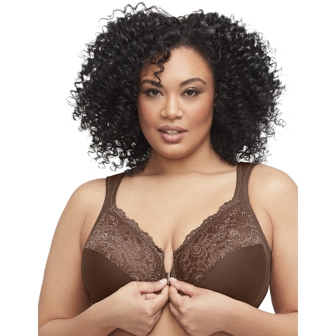 Glamorise® Easy On/Off Front-Close Underwire Bra, , large
