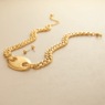G-Link Chain Necklace + Earring Set, , large