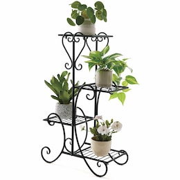 Isabella Scrolled Plant Stand, , large