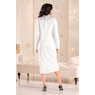Paola Faux-Pearl 2-Piece Skirt Suit with Gradient Embellishments, , large