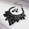 Crystal Marquis Bib Necklace & Earring Set, , large