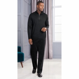 1/4-Zip Sweater and Pant Set, , large