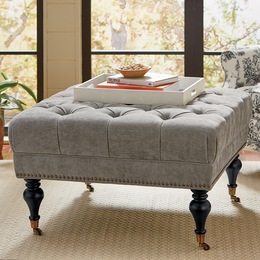 Marie Tufted Ottoman, , large