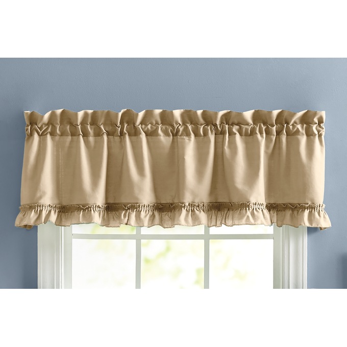 Mayfair Cape Cod Valance, Taupe, large
