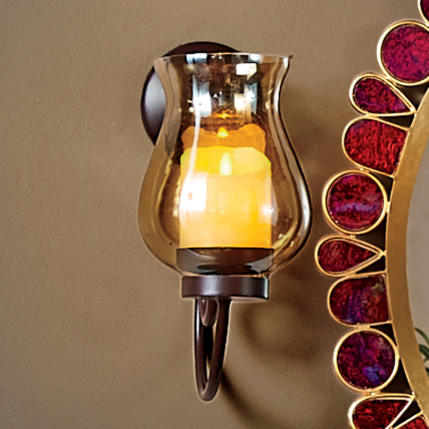 Iridescent Wall Sconce Midnight Velvet